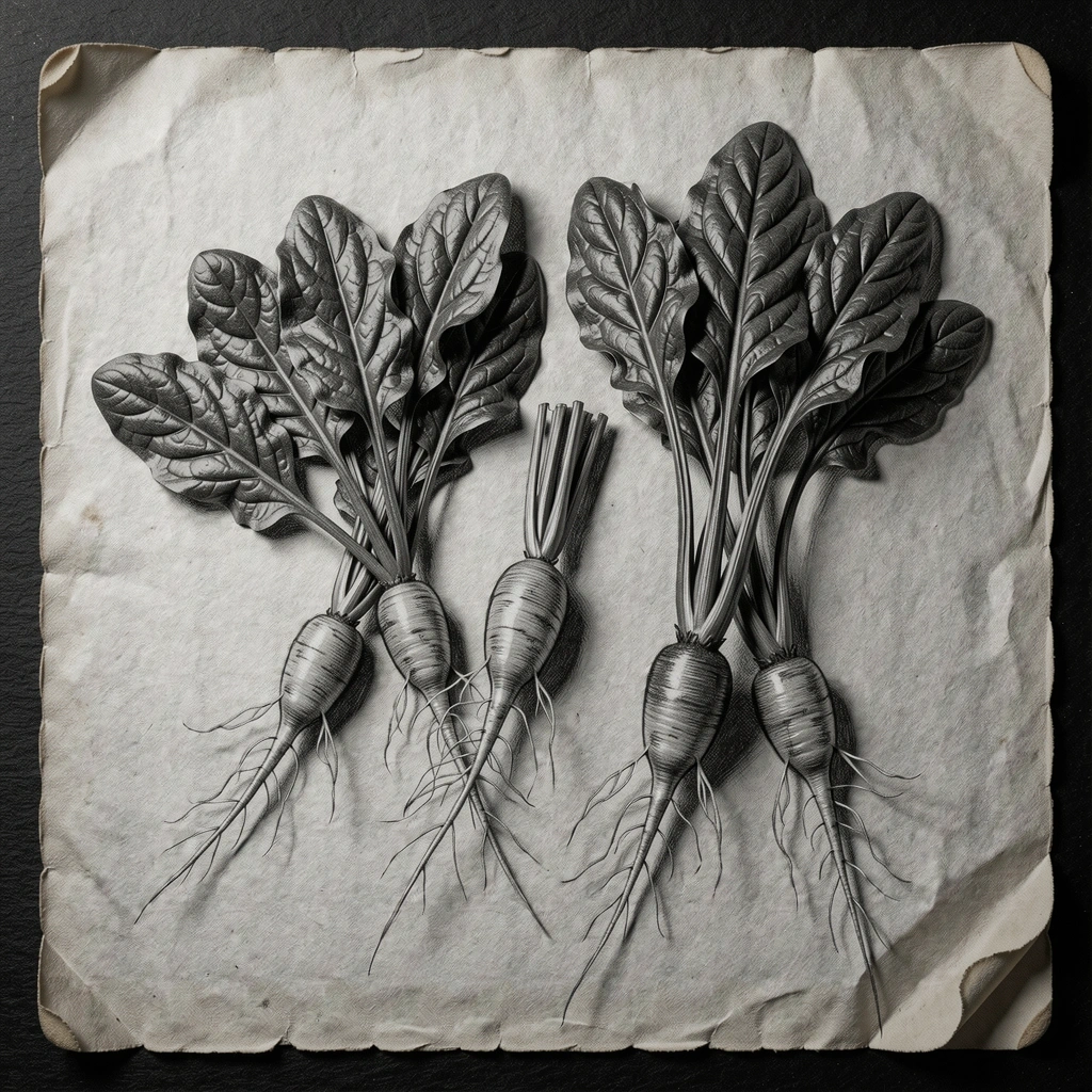 Botanical sketch of regional produce